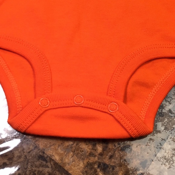 NEW baby pumpkin costume onesie Halloween 3-6 mos. - Picture 8 of 12